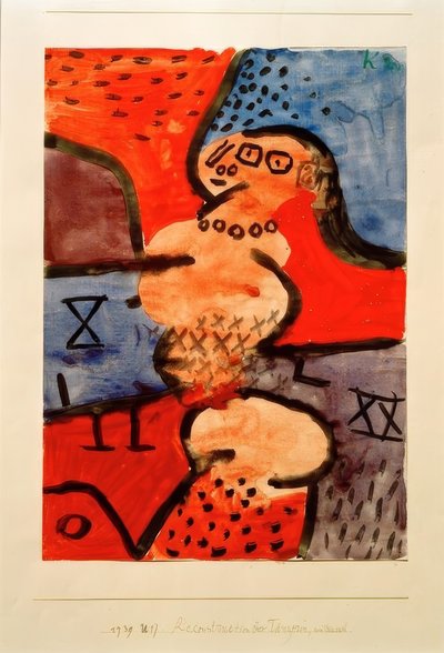 Reconstruction of a Dancer, an Attempt by Paul Klee